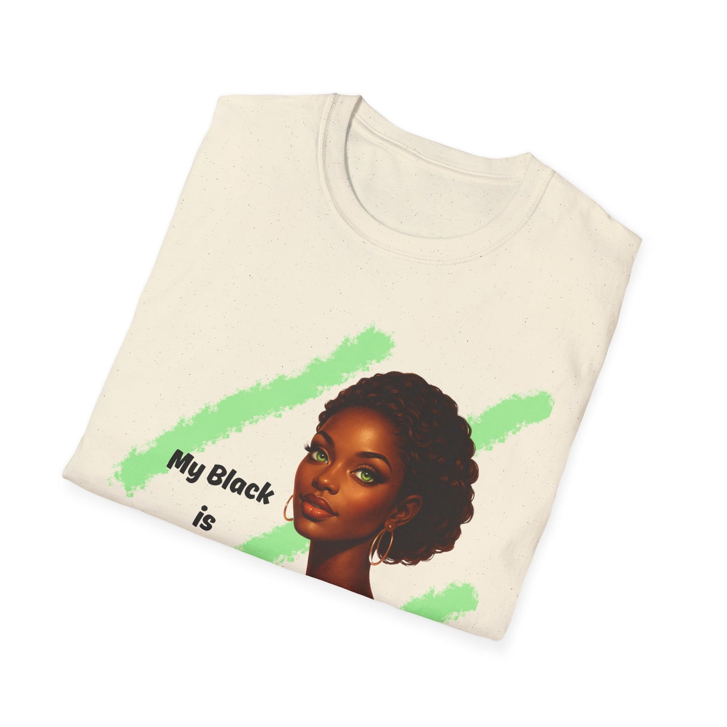 Melanin Queen Graphic T-Shirt – Black Is Beautiful Tee | Afro Woman Art Shirt | Black Girl Magic Streetwear | Empowerment Apparel