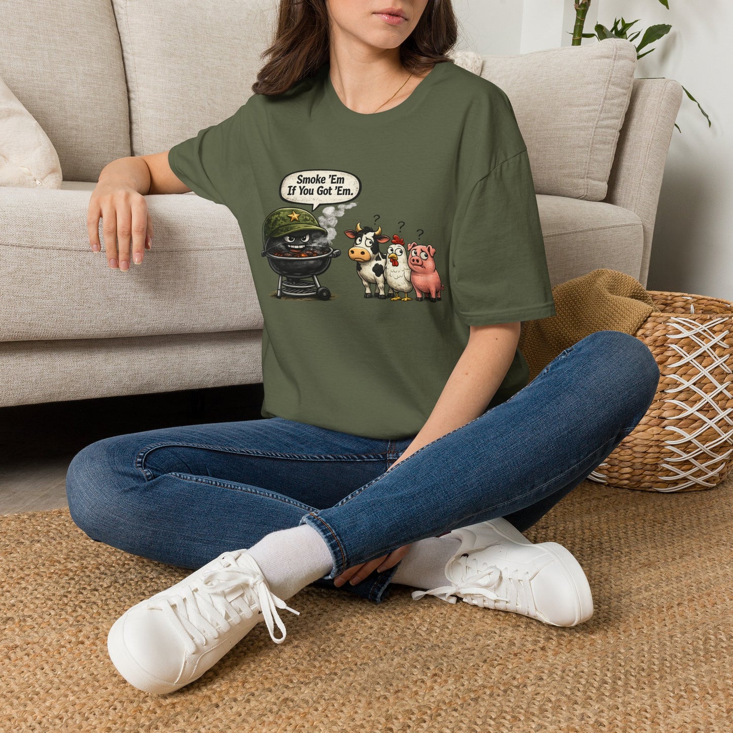 Grill Master Tee — "Smoke 'Em If You Got 'Em" Funny BBQ Shirt