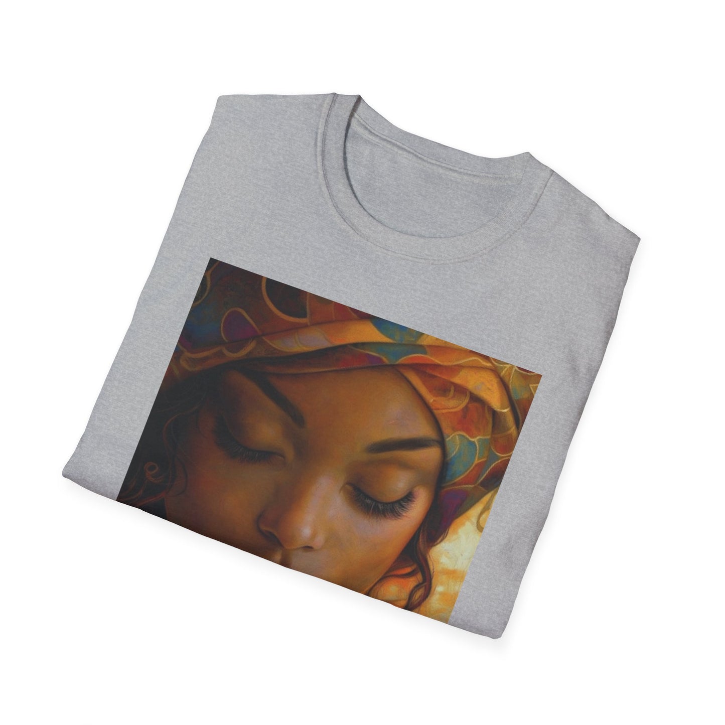 Serene Soul Unisex Softstyle T-Shirt, Relaxed Fit Tee, Affirmation Shirt, Self-Care Apparel, Gift for Mindfulness Lovers