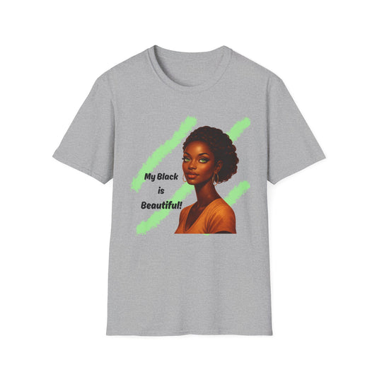 Melanin Queen Graphic T-Shirt – Black Is Beautiful Tee | Afro Woman Art Shirt | Black Girl Magic Streetwear | Empowerment Apparel