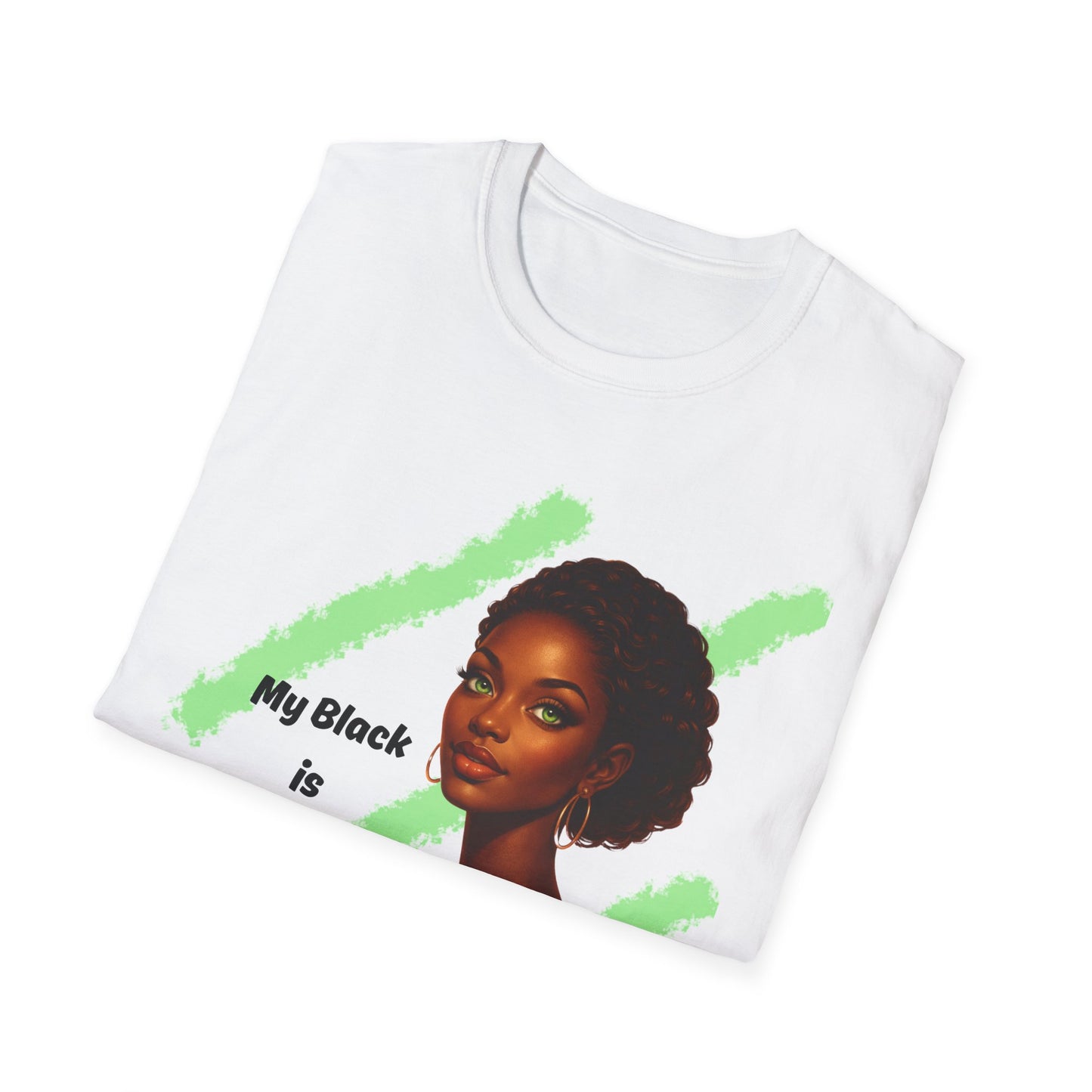 Melanin Queen Graphic T-Shirt – Black Is Beautiful Tee | Afro Woman Art Shirt | Black Girl Magic Streetwear | Empowerment Apparel
