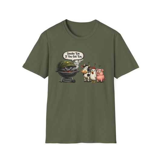 Grill Master Tee — "Smoke 'Em If You Got 'Em" Funny BBQ Shirt