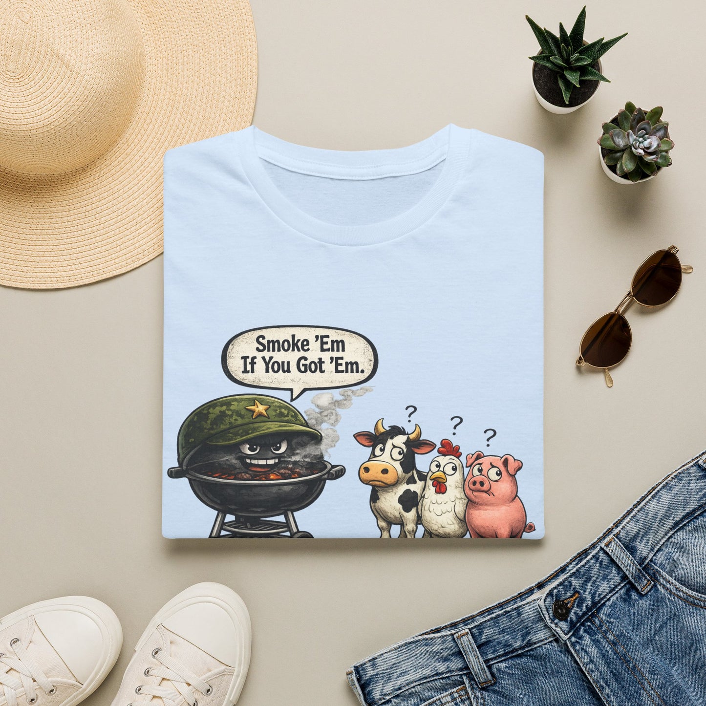 Grill Master Tee — "Smoke 'Em If You Got 'Em" Funny BBQ Shirt