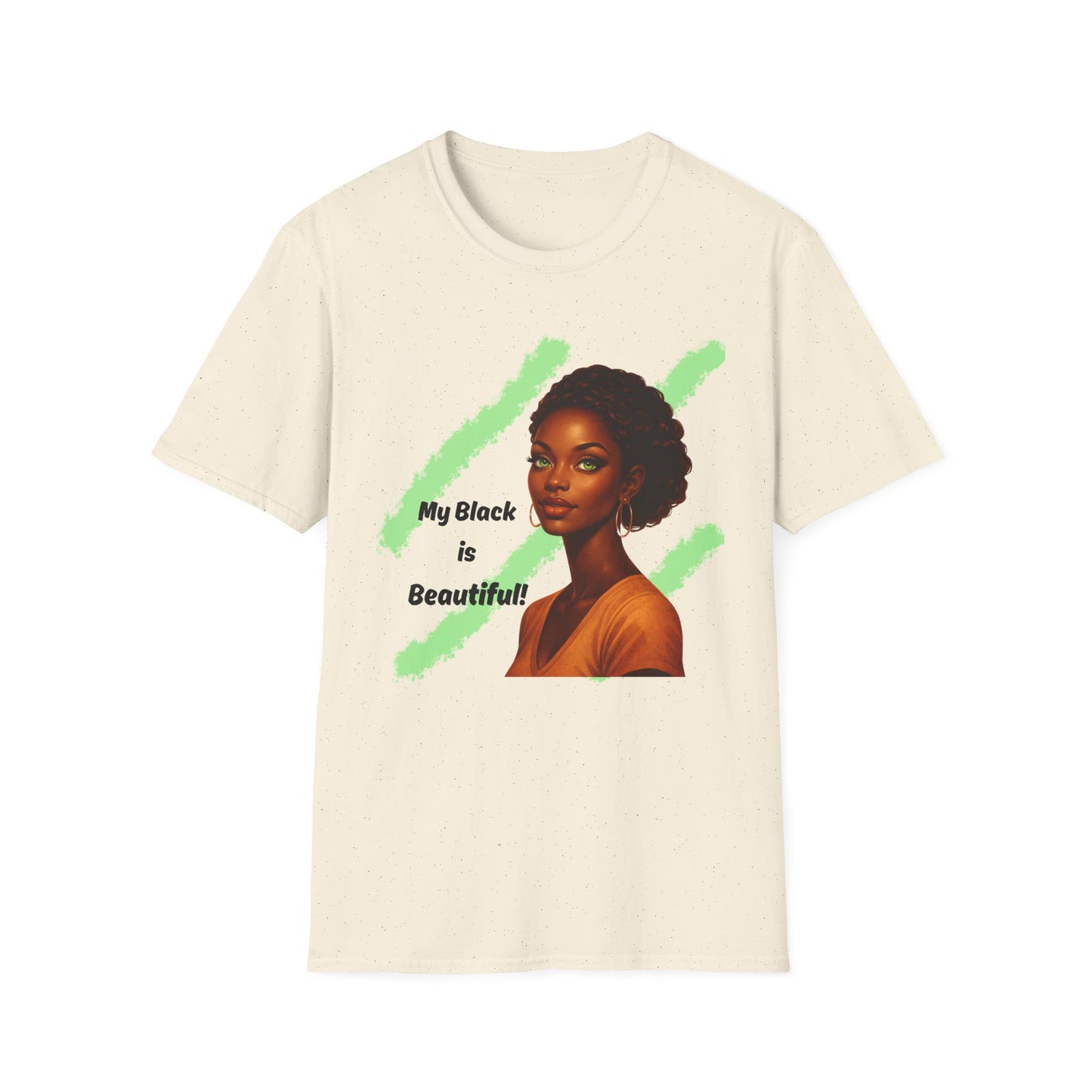Melanin Queen Graphic T-Shirt – Black Is Beautiful Tee | Afro Woman Art Shirt | Black Girl Magic Streetwear | Empowerment Apparel