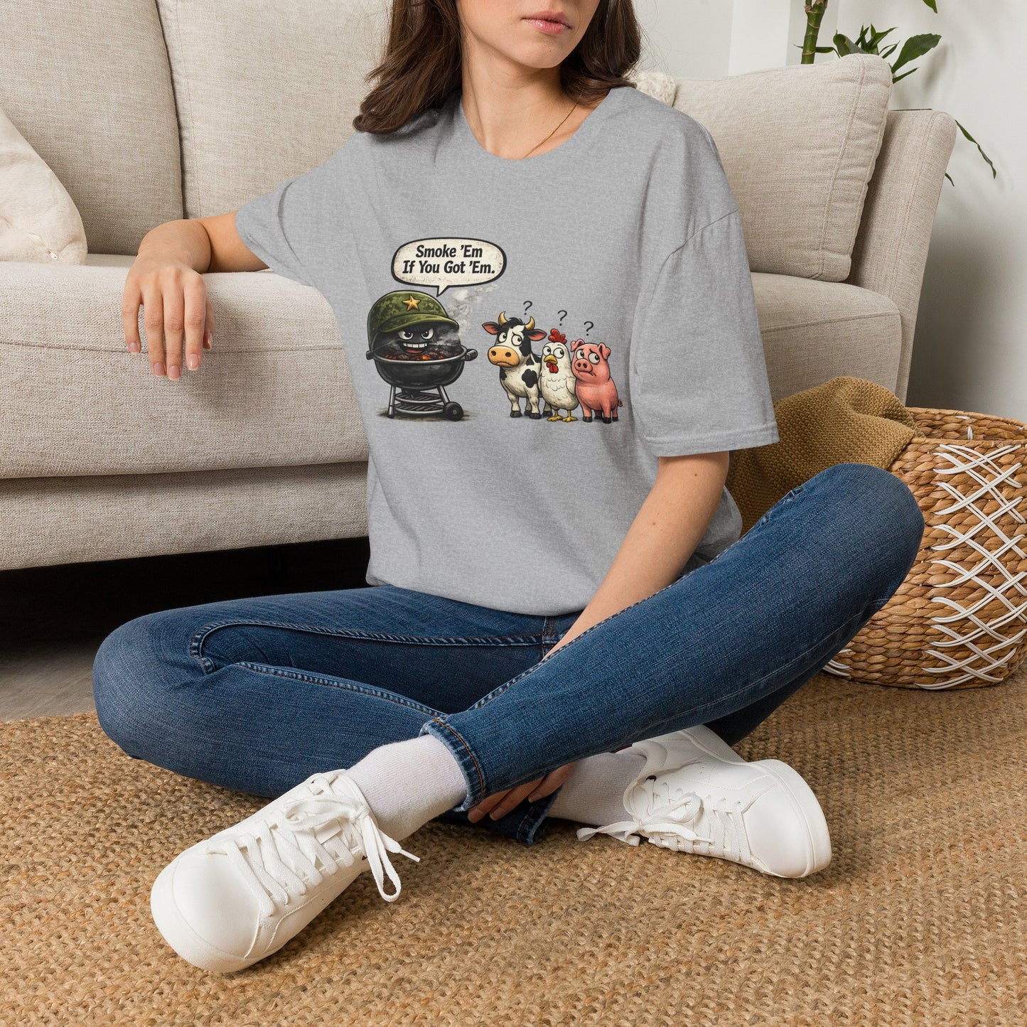 Grill Master Tee — "Smoke 'Em If You Got 'Em" Funny BBQ Shirt