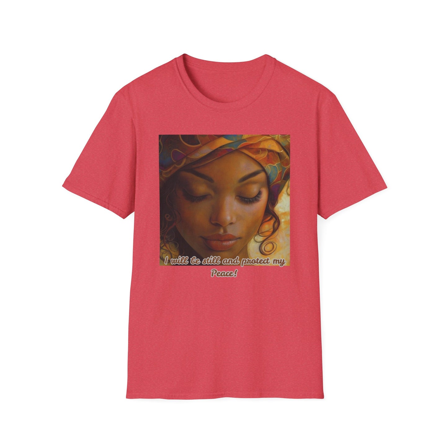 Serene Soul Unisex Softstyle T-Shirt, Relaxed Fit Tee, Affirmation Shirt, Self-Care Apparel, Gift for Mindfulness Lovers