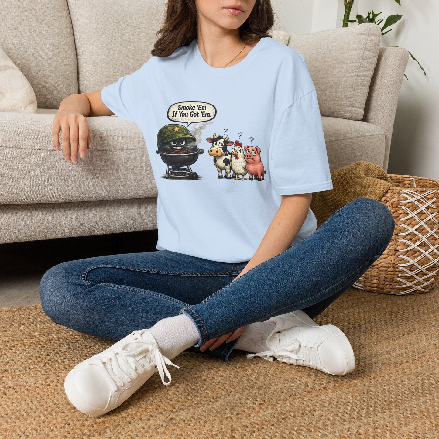 Grill Master Tee — "Smoke 'Em If You Got 'Em" Funny BBQ Shirt