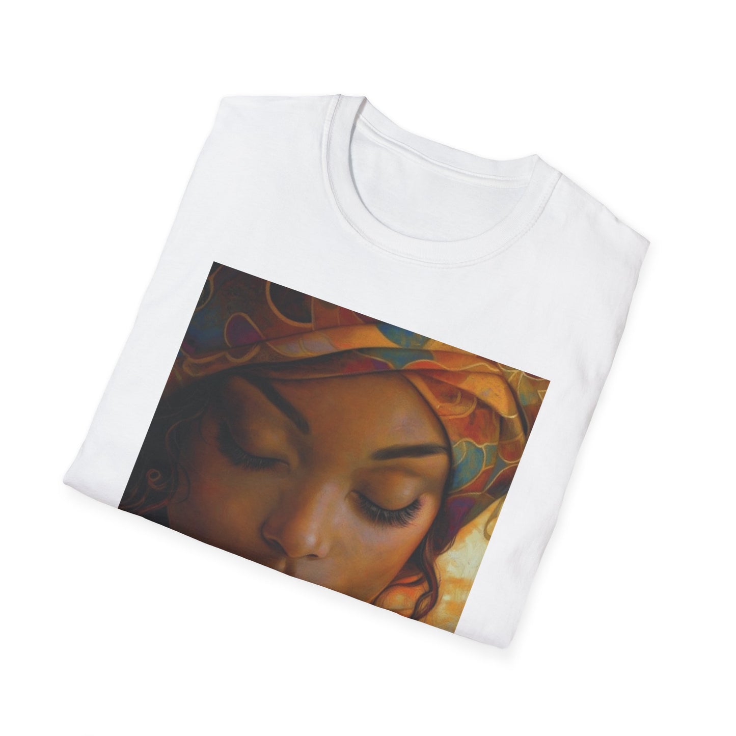 Serene Soul Unisex Softstyle T-Shirt, Relaxed Fit Tee, Affirmation Shirt, Self-Care Apparel, Gift for Mindfulness Lovers