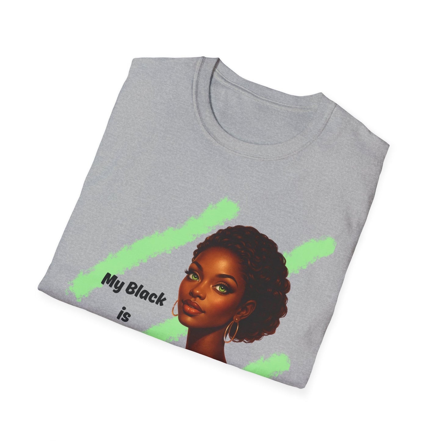 Melanin Queen Graphic T-Shirt – Black Is Beautiful Tee | Afro Woman Art Shirt | Black Girl Magic Streetwear | Empowerment Apparel