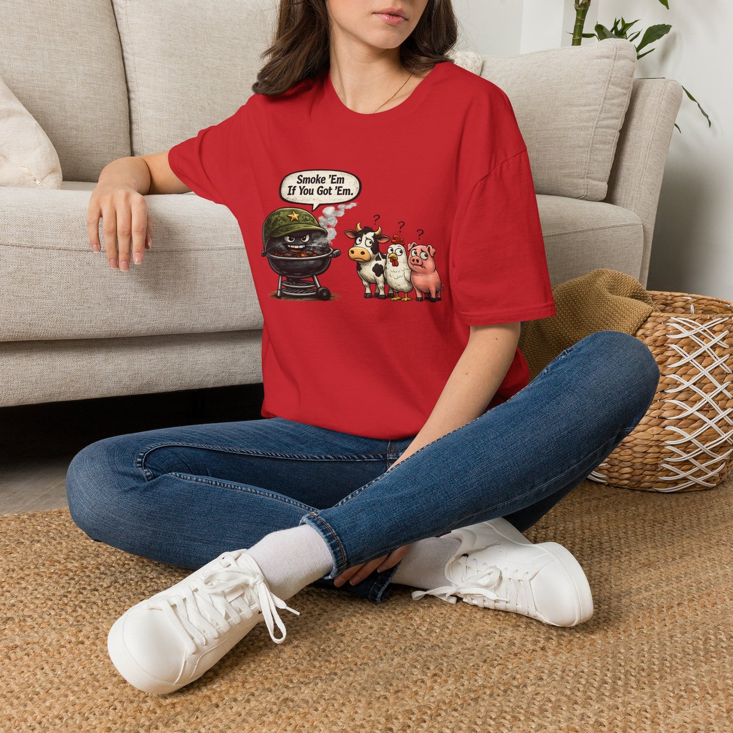 Grill Master Tee — "Smoke 'Em If You Got 'Em" Funny BBQ Shirt